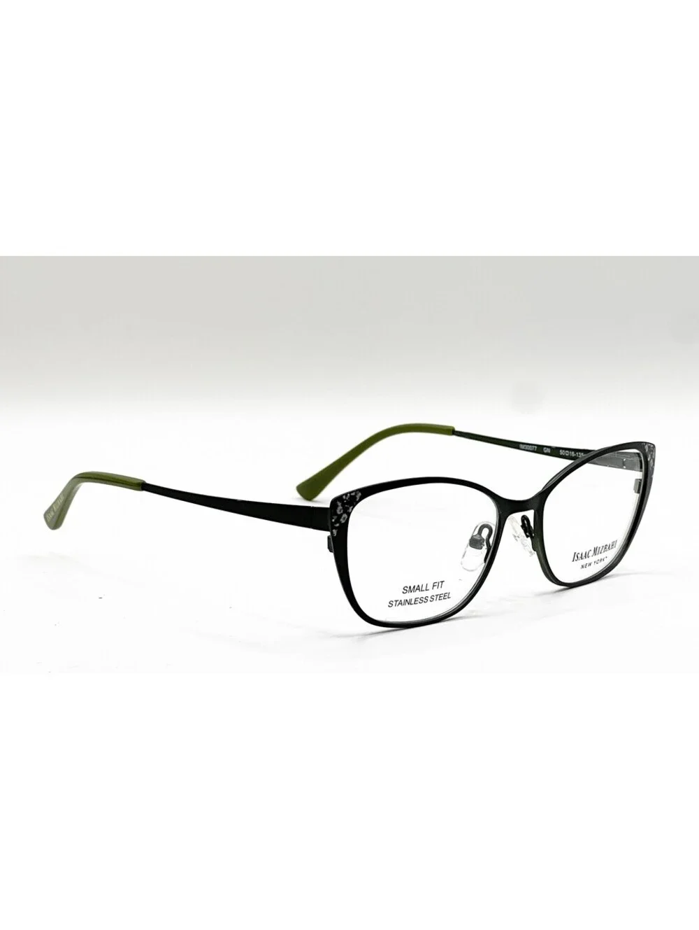 Isaac Mizrahi IM30077 GN Green Cat Eye Authentic Eyeglass Frames 50-16-135